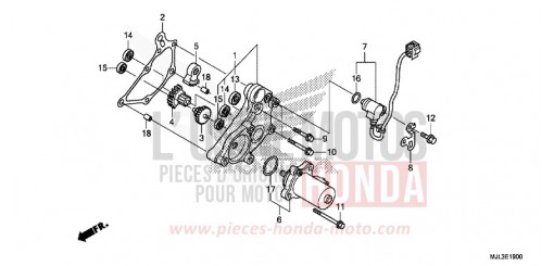 REDUCTION GEAR NC750XDE de 2014